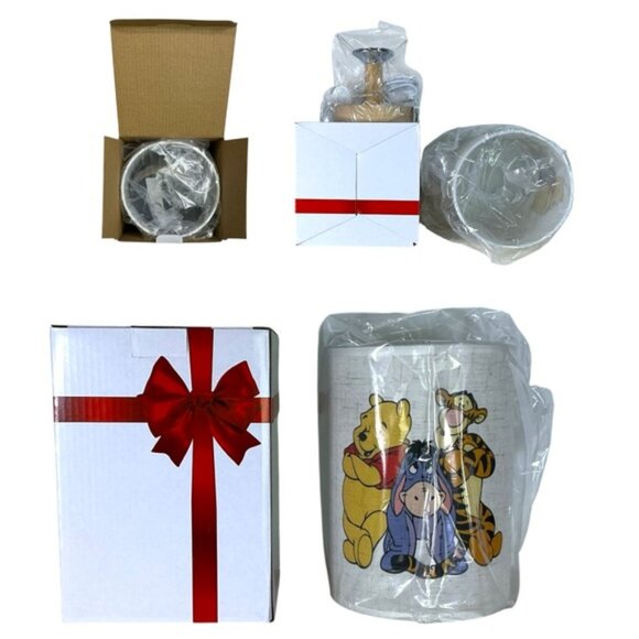 Winnie the Pooh Tigger Piglet Eeyore Character Lamp USB Fabric Shade USB Powered - Picture 2 of 16